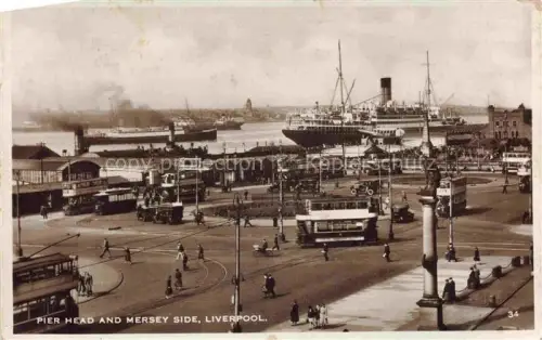 AK / Ansichtskarte LIVERPOOL  UK Pier head and Mersey side