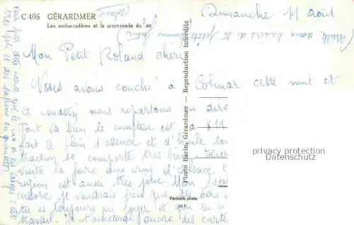 AK / Ansichtskarte Gerardmer Saint-Die 88 Vosges Les embarcaderes et la promenade 