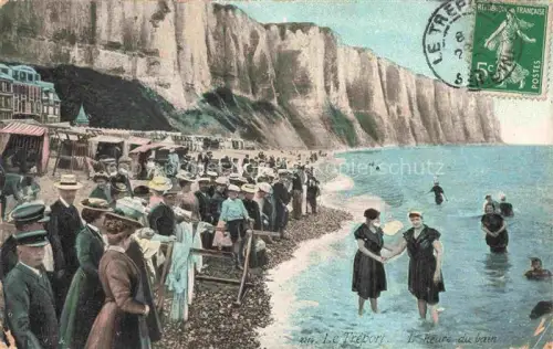 AK / Ansichtskarte LE TREPORT Dieppe 76 Seine-Maritime L heure du bain