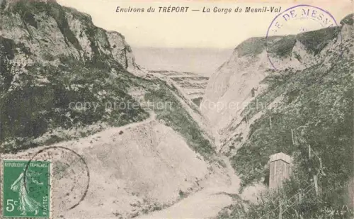 AK / Ansichtskarte TREPORT LE Dieppe 76 Seine-Maritime La Gorge de Mesnil Val