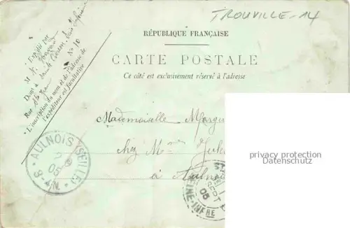 AK / Ansichtskarte TROUVILLE -SUR-MER 14 Calvados Rentree du Bateau Le Havre