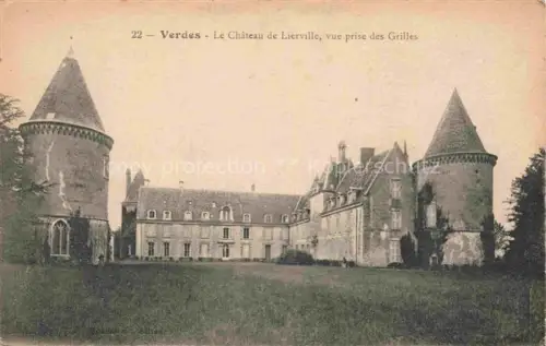 AK / Ansichtskarte Verdes BLOIS 41 Loir-et-Cher Chateau Lierville vue prise des Grilles