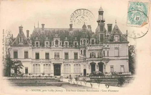 AK / Ansichtskarte Soupir Soissons 02 Aisne Vailly Aisne Chateau Renaissance 