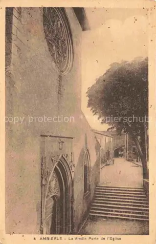 AK / Ansichtskarte Ambierle ROANNE 42 Loire La Vieille Porte de l'Eglise