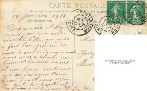 AK / Ansichtskarte MONTBRISON 42 Loire Quai de l'Hopital