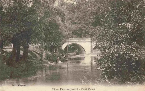 AK / Ansichtskarte Feurs Montbrison 42 Loire Pont Palais