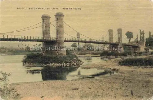 AK / Ansichtskarte Pouilly-sous-Charlieu Pouilly-sur-Charlieu ROANNE 42 Loire Pont de Pouilly