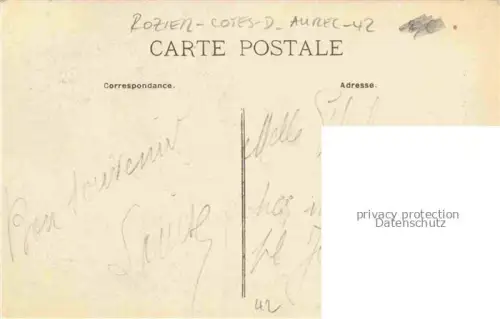 AK / Ansichtskarte Rozier-Cotes-d Aurec Montbrison 42 Loire Facade de l'Eglise