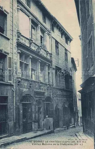 AK / Ansichtskarte St-Bonnet-le-Chateau Montbrison 42 Loire Vieilles Maisons de la Chatelaine