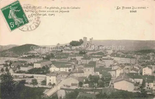 AK / Ansichtskarte St-Bonnet-le-Chateau Montbrison 42 Loire Vue generale prise du Calvaire Station estivale tres frequentee