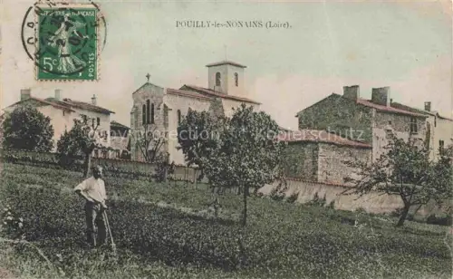 AK / Ansichtskarte Pouilly-les-Nonains ROANNE 42 Loire Eglise