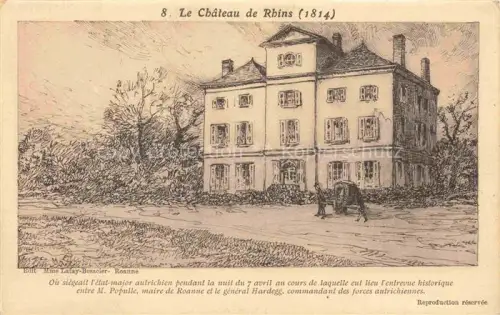 AK / Ansichtskarte ROANNE 42 Loire Le Chateau de Rhins