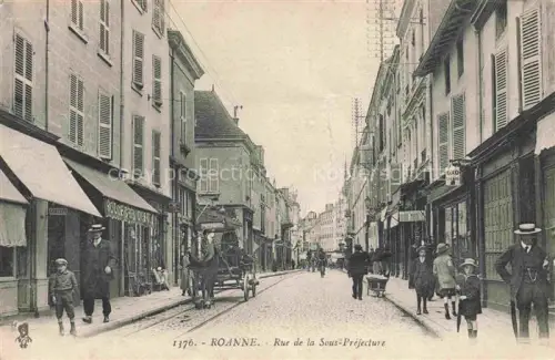 AK / Ansichtskarte ROANNE 42 Loire Rue de la Sous Prefecture
