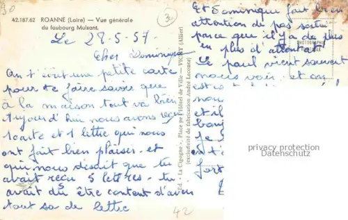 AK / Ansichtskarte ROANNE 42 Loire Vue generale du faubourg Mulsant