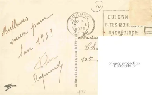 AK / Ansichtskarte ROANNE 42 Loire Le Pont et le Quai de la Loire