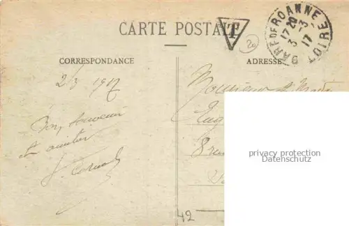 AK / Ansichtskarte ROANNE 42 Loire Pont du Coteau