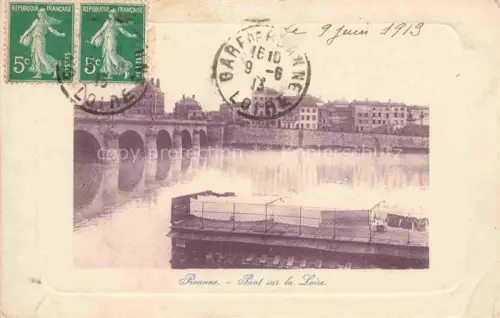 AK / Ansichtskarte ROANNE 42 Loire Pont sur la Loire