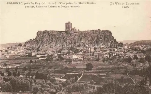 AK / Ansichtskarte Polignac PUY 43 Haute-Loire Vue prise du Mont Denise