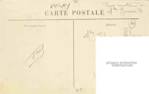 AK / Ansichtskarte Velay Region LE PUY 43 Haute-Loire Types des differentes Coiffures d'Auvergne et du Velay