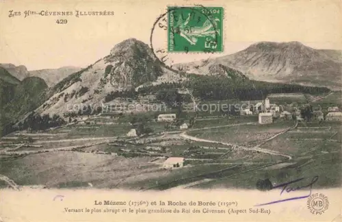 AK / Ansichtskarte Le Mezenc 1756m Les Estables LE PUY 43 Haute-Loire et la Roche de Boree