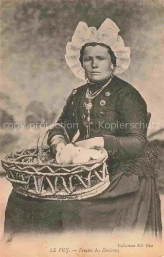 AK / Ansichtskarte LE PUY  en-Velay 43 Haute-Loire Femme des Environs