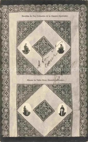 AK / Ansichtskarte LE PUY  en-Velay 43 Haute-Loire Dentelles du Puy Chemin de Table Cluny