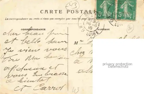 AK / Ansichtskarte Dunieres Yssingeaux 43 Haute-Loire Pont du Mirail et Route de St Julien