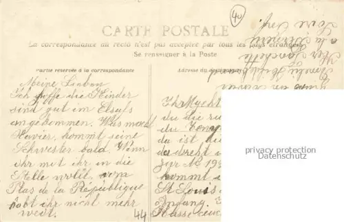 AK / Ansichtskarte La Bernerie-en-Retz Saint-Nazaire 44 Loire-Atlantique Le Square Statue de Sainte Anne