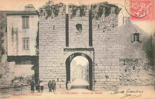 AK / Ansichtskarte Guerande Saint-Nazaire 44 Loire-Atlantique Porte de Saille