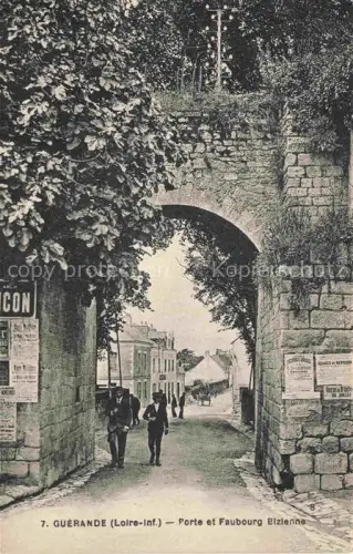AK / Ansichtskarte Guerande Saint-Nazaire 44 Loire-Atlantique Porte et Faubourg Bizienne