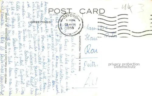 AK / Ansichtskarte OXFORD  Oxfordshire UK Magdalen Tower and Bridge