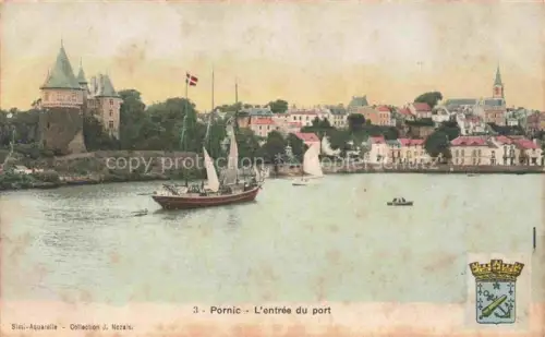 AK / Ansichtskarte PORNIC 44 Loire-Atlantique Entree du port