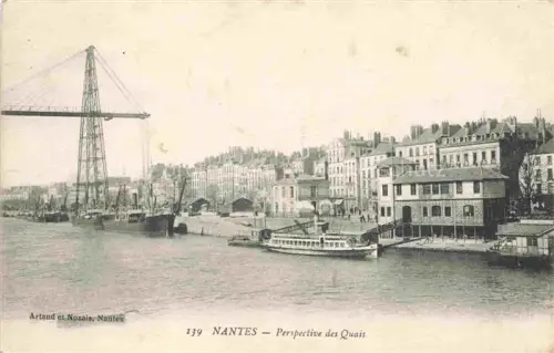 AK / Ansichtskarte NANTES 44 Loire-Atlantique Perspective des Quais