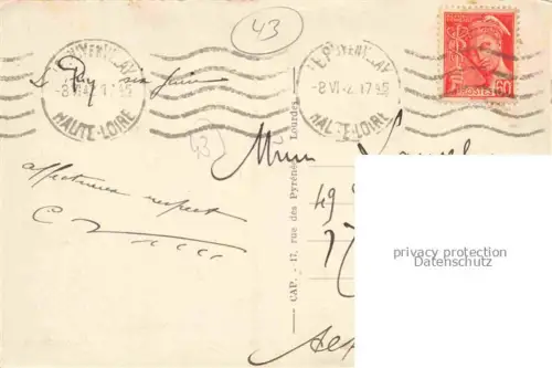 AK / Ansichtskarte LE PUY  en-Velay 43 Haute-Loire Vue generale