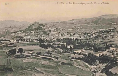 AK / Ansichtskarte LE PUY  en-Velay 43 Haute-Loire Vue panoramique prise des Orgues d'Espaly