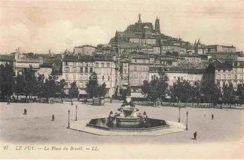 AK / Ansichtskarte LE PUY  en-Velay 43 Haute-Loire La Place du Breuil