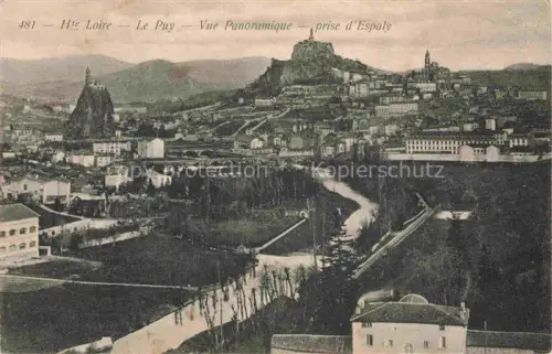 AK / Ansichtskarte LE PUY  en-Velay 43 Haute-Loire Vue panoramique prise d'Espaly