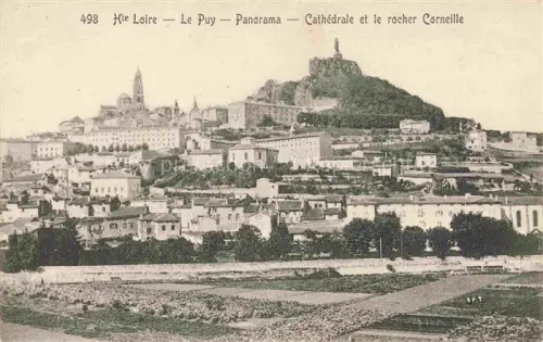 AK / Ansichtskarte LE PUY  en-Velay 43 Haute-Loire Panorama Cathedrale et le Rocher Corneille