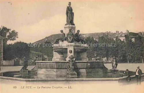AK / Ansichtskarte LE PUY  en-Velay 43 Haute-Loire La Fontaine Crozatier