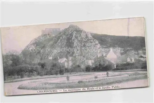 AK / Ansichtskarte CHERBOURG-Octeville 50 Manche La Montagne du Roule et le jardin public