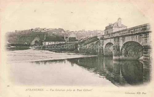 AK / Ansichtskarte AVRANCHES 50 Manche Vue générale prise de Pont Gilbert