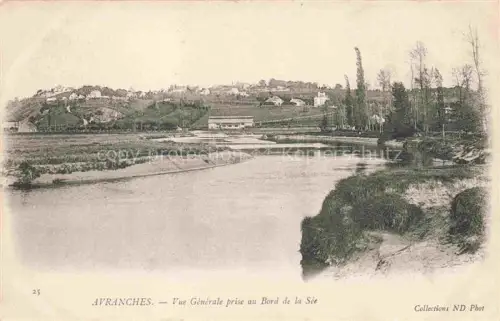 AK / Ansichtskarte AVRANCHES 50 Manche Vue générale prise au bord de la Sée