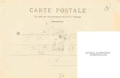 AK / Ansichtskarte Le Mont-Saint-Michel Vue générale côté sud Train