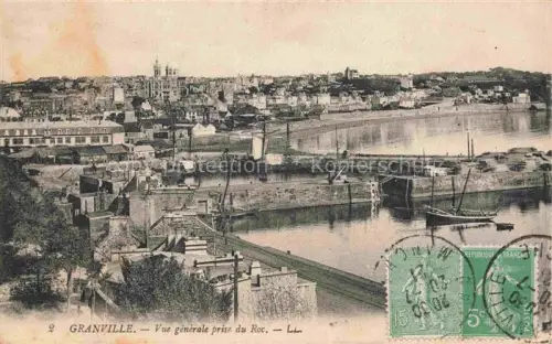 AK / Ansichtskarte GRANVILLE 50 Manche Vue générale prise du Roc