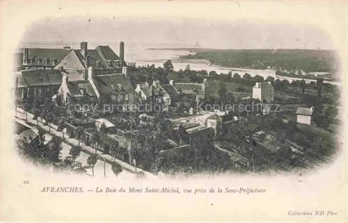 AK / Ansichtskarte AVRANCHES 50 Manche La Baie du Mont Saint-Michel vue prise de la Sous-Préfecture
