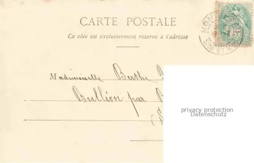 AK / Ansichtskarte FONTAINEBLEAU 77 Seine et Marne Buste de Decamps et Sous-Préfecture