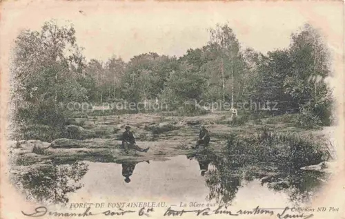 AK / Ansichtskarte FONTAINEBLEAU 77 Seine et Marne La Mare aux Fées à la forêt de Fontainebleau