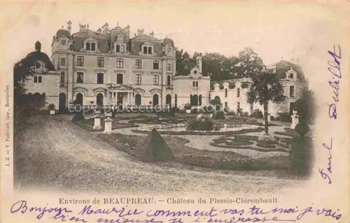 AK / Ansichtskarte Beaupreau CHOLET 49 Maine-et-Loire Château du Plessis-Clérembault