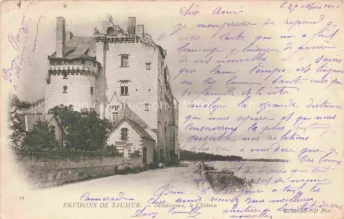 AK / Ansichtskarte Montsoreau SAUMUR 49 Maine-et-Loire Château