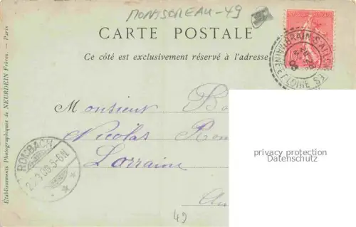 AK / Ansichtskarte Montsoreau SAUMUR 49 Maine-et-Loire Château